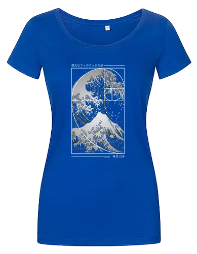 The Great Wave of Fibonacci Spiral - Modern