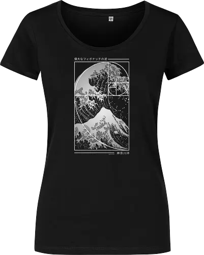 The Great Wave of Fibonacci Spiral - Modern