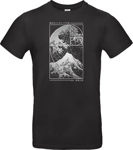 The Great Wave of Fibonacci Spiral - Modern