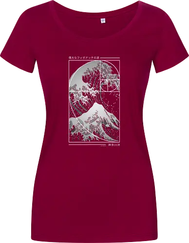 The Great Wave of Fibonacci Spiral - Modern