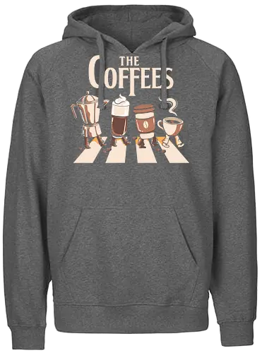 The Coffees - coffee, kaffee, mashup - Fairtrade Hoodie