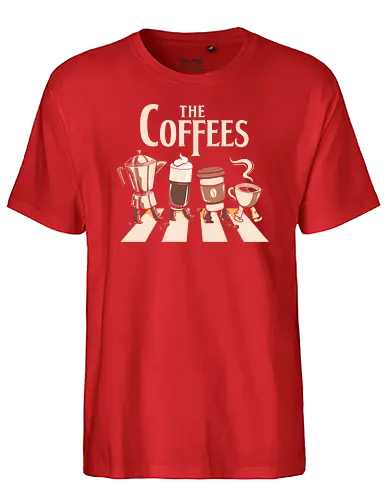 The Coffees - coffee, kaffee, mashup - Fairtrade T-Shirt