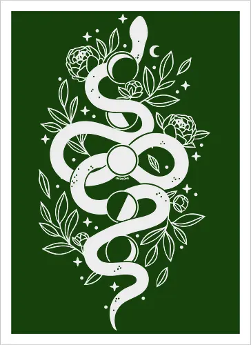 Mystical Moon Snake