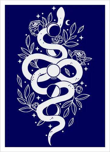 Mystical Moon Snake