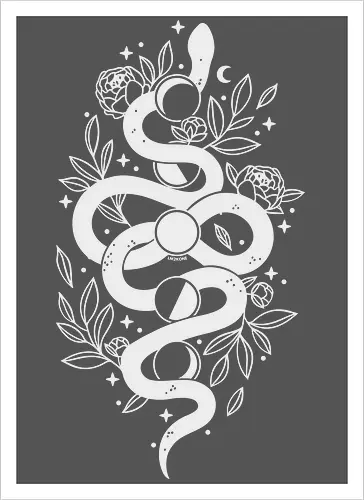 Mystical Moon Snake