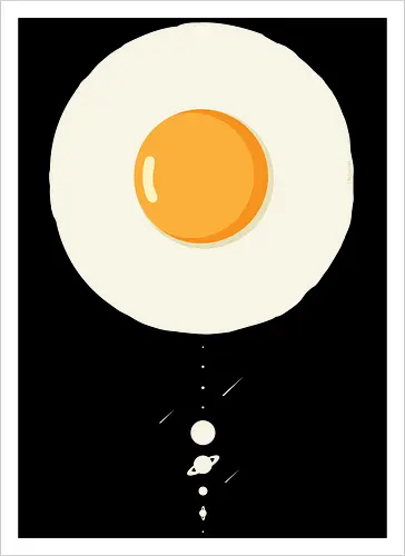 Fried egg solar system