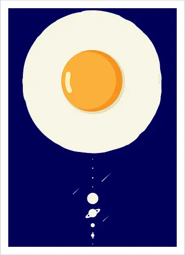 Fried egg solar system