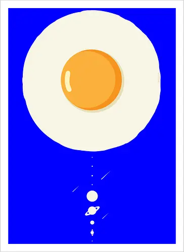 Fried egg solar system