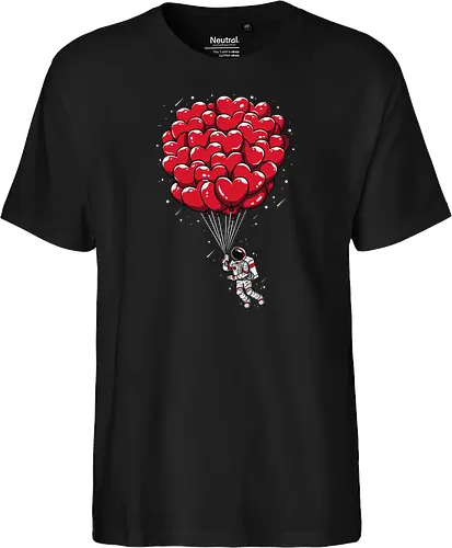 Heart balloon Astronaut