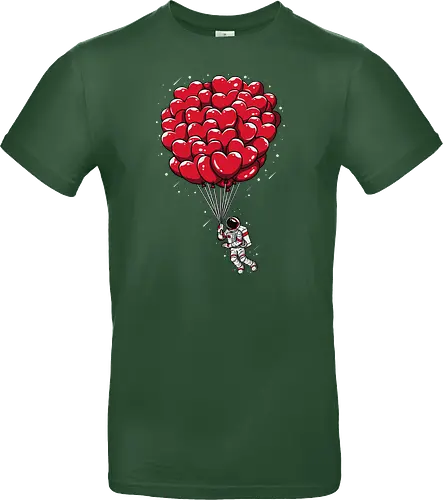 Heart balloon Astronaut