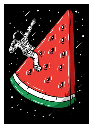 Watermelon Astronaut