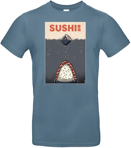 SUSHI Shark - sushi, shark, hai, Weißer Hai - Standard T-Shirt