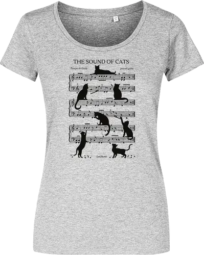 The Sound of Cats - cat, music - Women T-Shirt