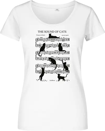 The Sound of Cats - cat, music - Women T-Shirt