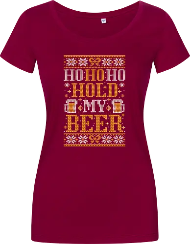Ho Ho Ho Hold my beer - Ugly christmas