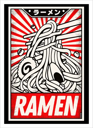 Retro Ramen Vintage Poster