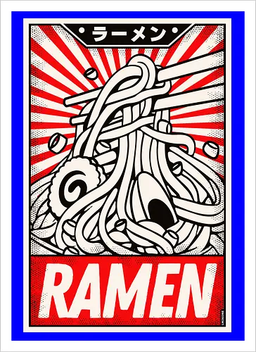 Retro Ramen Vintage Poster