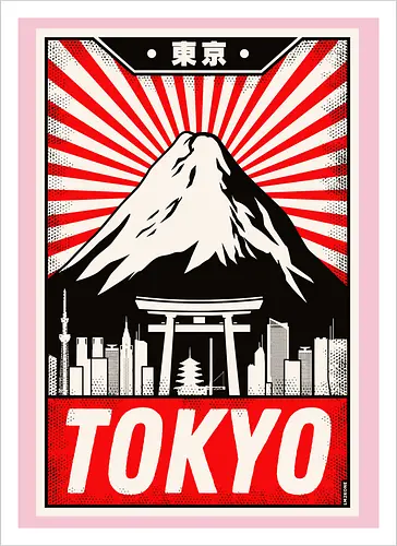 Retro Tokyo Vintage Poster