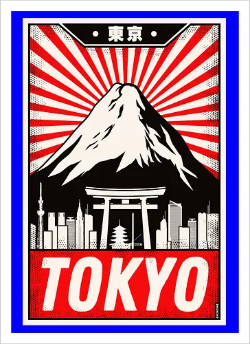 Retro Tokyo Vintage Poster
