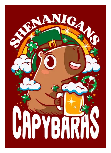 Shenanigans Capybaras - St Patrick