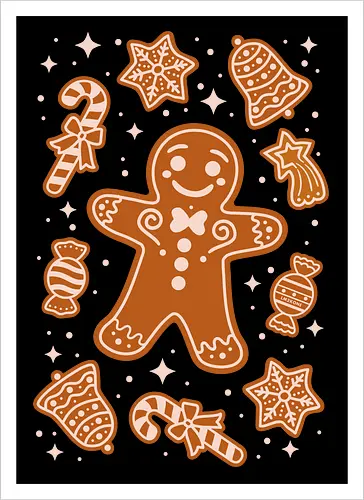 Cute Christmas Gingerbread