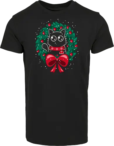 Christmas Cat Wreath