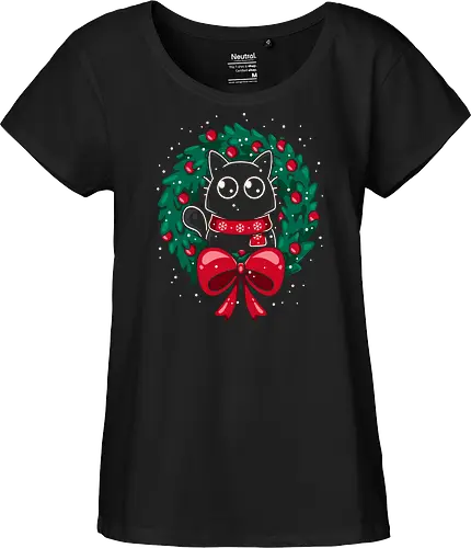 Christmas Cat Wreath