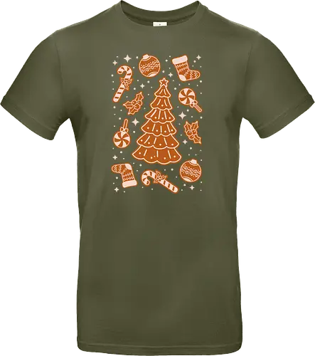 Cute Christmas Tree Gingerbread