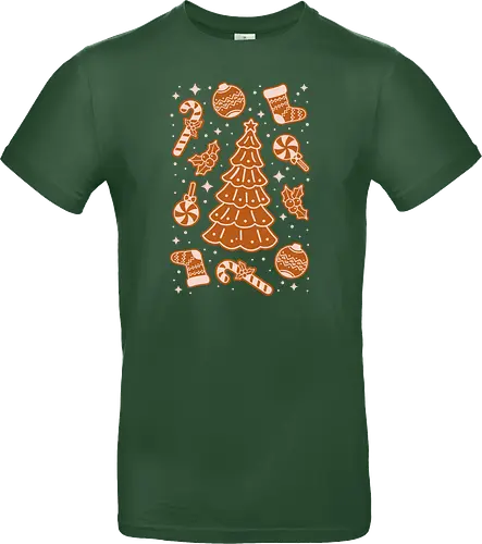 Cute Christmas Tree Gingerbread