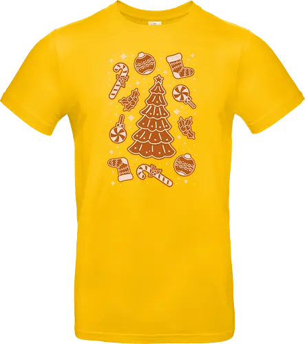 Cute Christmas Tree Gingerbread