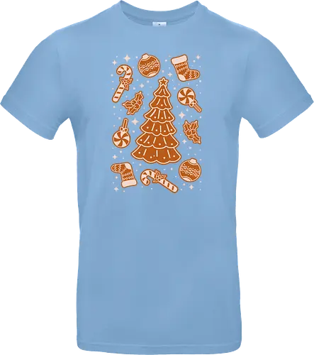 Cute Christmas Tree Gingerbread