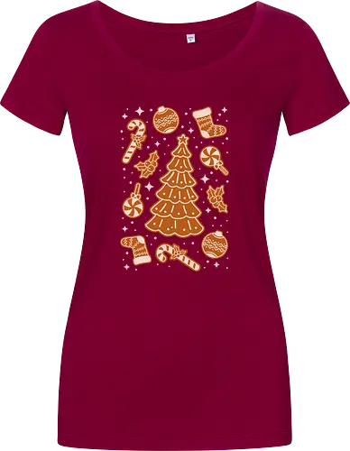 Cute Christmas Tree Gingerbread