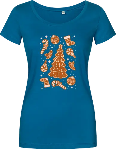 Cute Christmas Tree Gingerbread