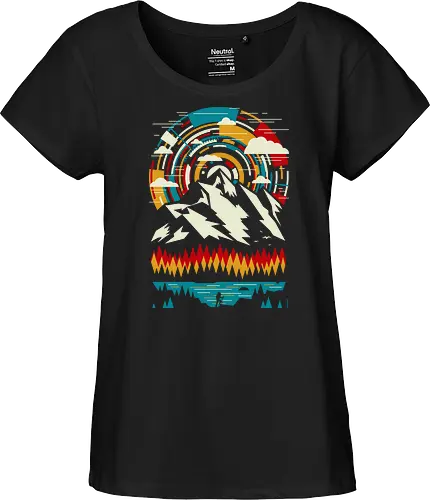 Outdoors Futuristic Mountains - Retro