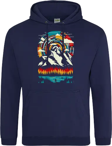 Outdoors Futuristic Mountains - Retro