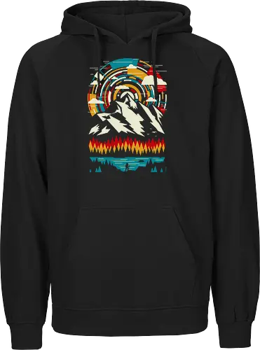 Outdoors Futuristic Mountains - Retro