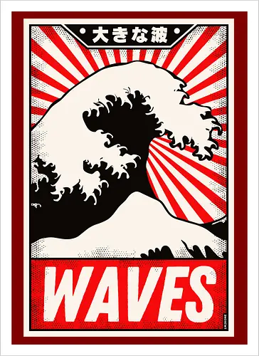 Retro Waves Vintage Poster