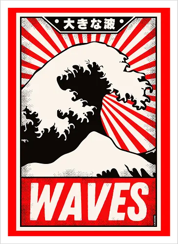 Retro Waves Vintage Poster