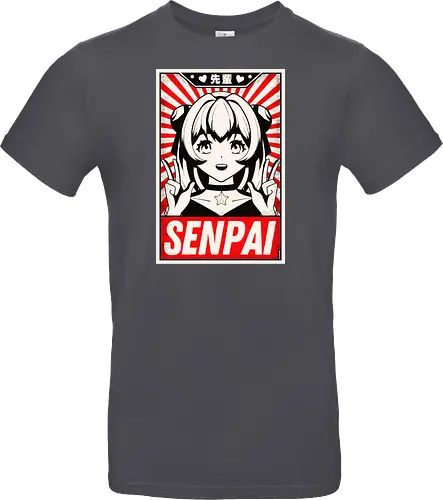Retro Senpai Vintage Poster