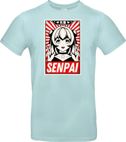 Retro Senpai Vintage Poster