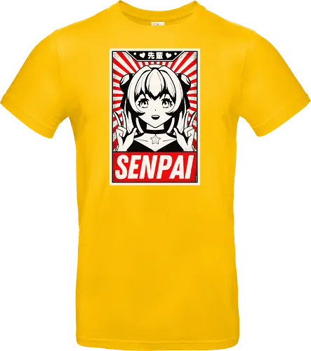 Retro Senpai Vintage Poster
