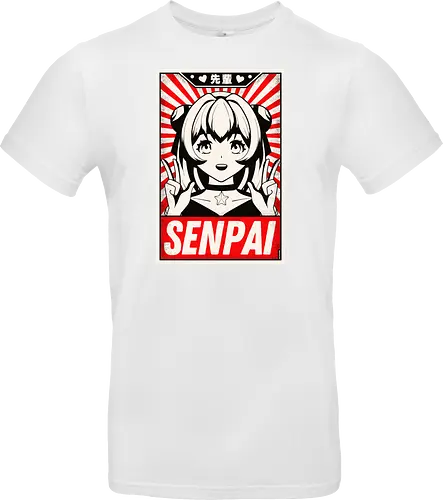 Retro Senpai Vintage Poster