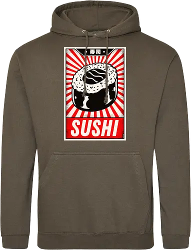 Retro Sushi Vintage Poster