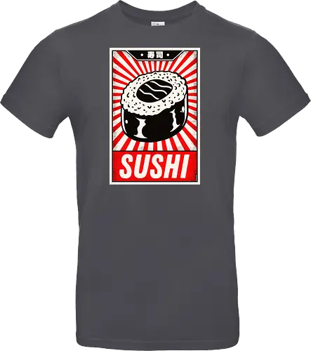 Retro Sushi Vintage Poster