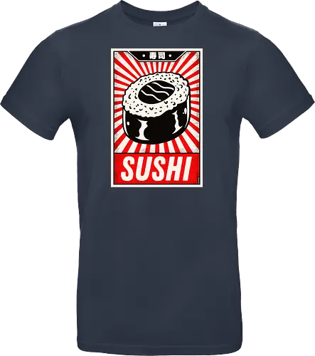 Retro Sushi Vintage Poster