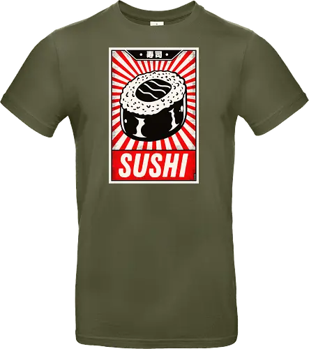 Retro Sushi Vintage Poster