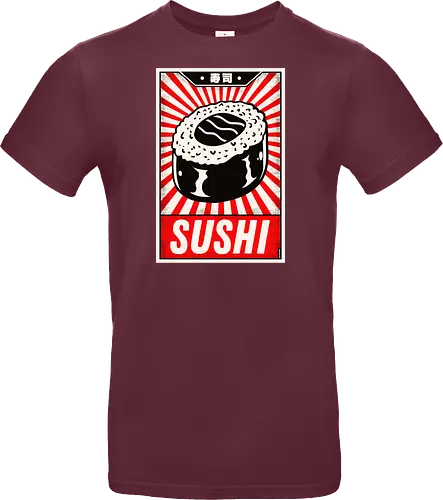 Retro Sushi Vintage Poster