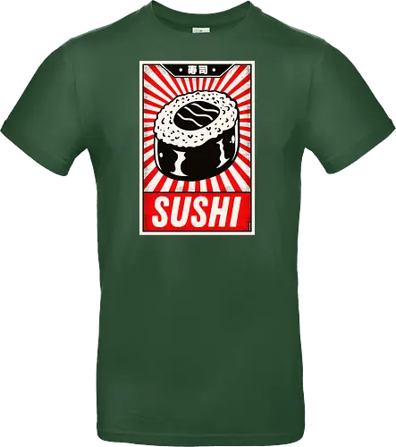 Retro Sushi Vintage Poster