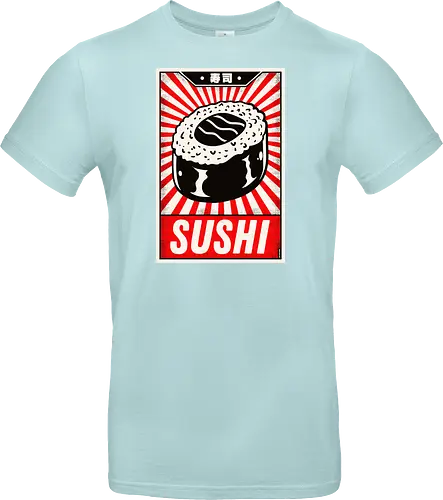 Retro Sushi Vintage Poster