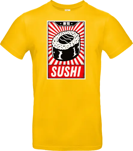 Retro Sushi Vintage Poster